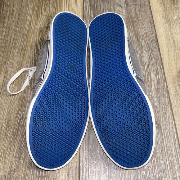 Vans Gray Blue White Sneaker Skate Shoes Low Profile Low Top Women’s US Size 6.5 - Picture 10 of 11